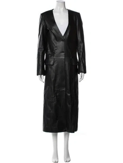 Pre-owned Staud Coat In Black