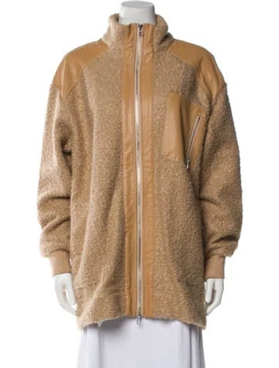 Pre-owned Staud Coat In Neutral