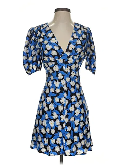 Pre-owned Staud Cocktail Dress In Blue