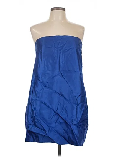 Pre-owned Staud Cocktail Dress In Blue