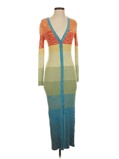 Pre-owned Staud Cocktail Dress In Green