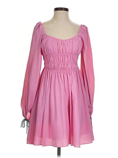 Pre-owned Staud Cocktail Dress In Pink