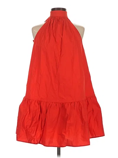 Pre-owned Staud Cocktail Dress In Red