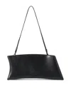 Staud Coco Leather Shoulder Bag In Black