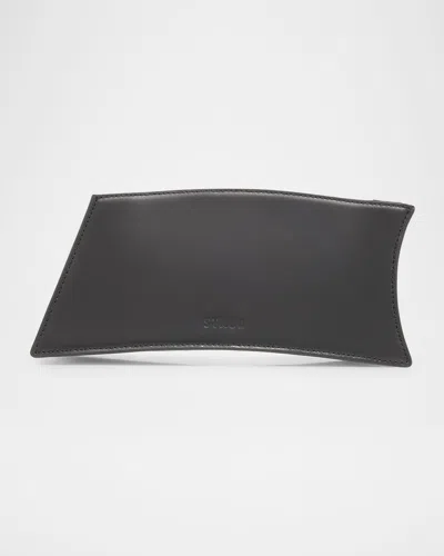 Staud Coco Smooth Leather Shoulder Bag In Black