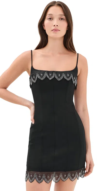 Staud Colette Dress Black