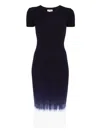 Staud Colleen Dress Twilight Dip Dye