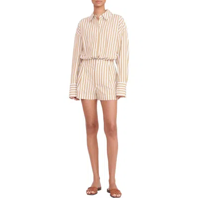 Staud Colton Stripe Oversize Shirt