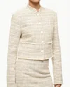 Staud Costero Jacket In Ivory Multi In Neutral