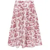 Staud Floral Mid-length Skirt