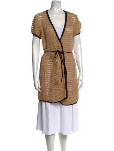 Pre-owned Staud Cover-up W/ Tags In Neutrals