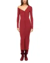 Staud Craftsman Sweater Dress In Syrah