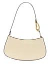 Staud Crescent-shaped Handbag With Gold And Silver Hardware In Neutral