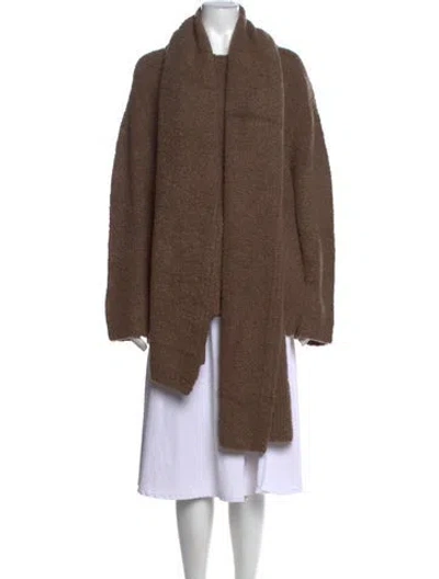 Pre-owned Staud Crew Neck Sweater In Brown