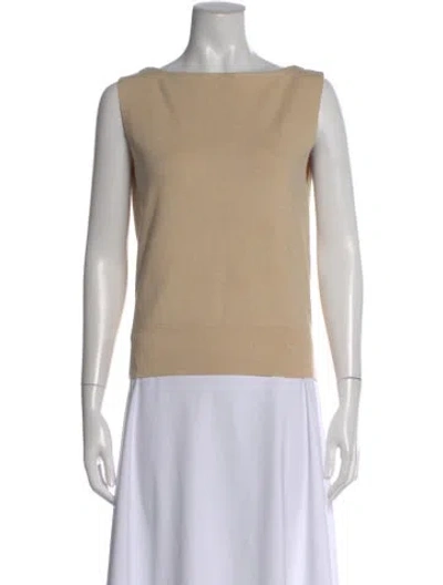 Pre-owned Staud Crew Neck Sweater In Neutral