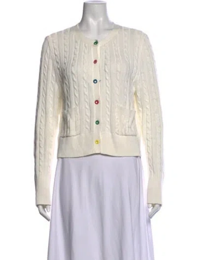 Pre-owned Staud Crew Neck Sweater In Neutrals