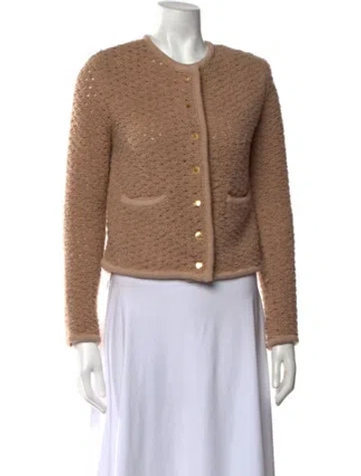 Pre-owned Staud Crew Neck Sweater In Neutrals