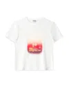 Staud Crewneck Tee In White