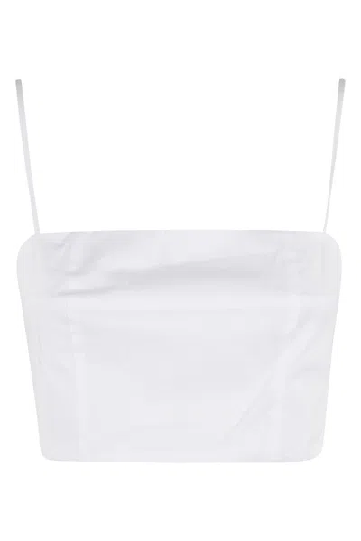 Staud Federico Tank Top In White
