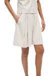Staud Cruz Linen Short In Natural In White