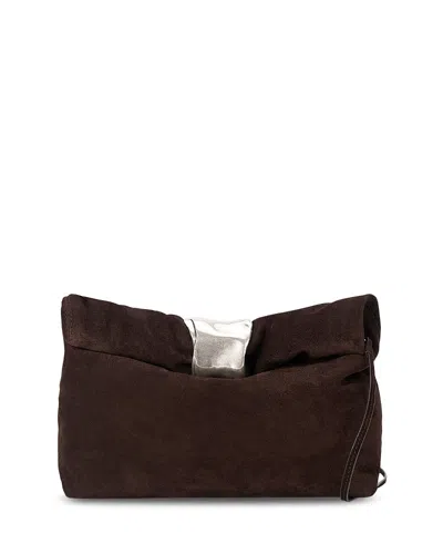 Staud Cuff Clutch In Brown