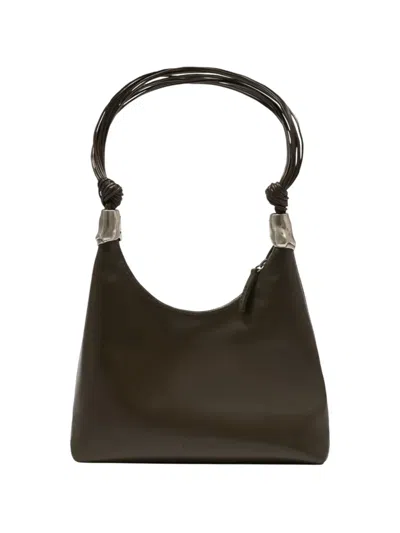 Staud Cuff One-handle Shoulder Bag In Brown