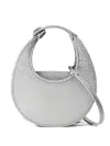 Staud Curved-shape Tote Bag In Gray