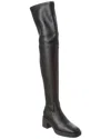 Staud Aimee Vegan Leather Over-the-knee Boots In Black