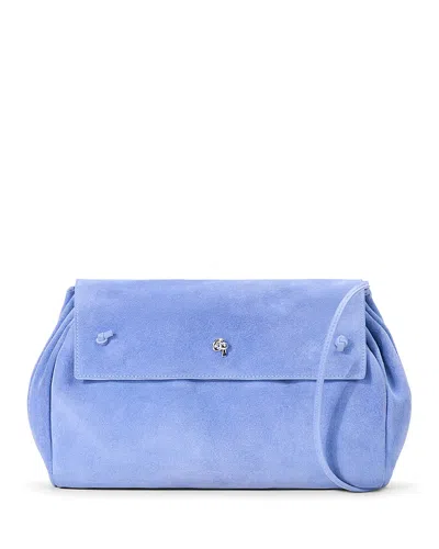 Staud Cy Convertible Leather Bag In Blue