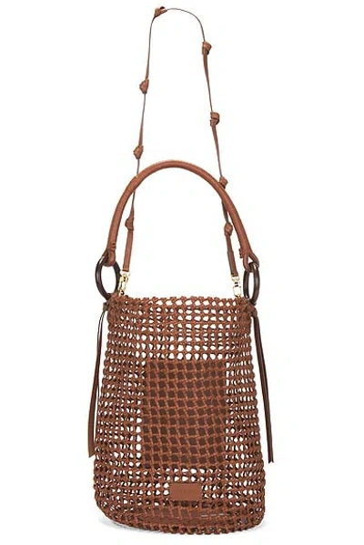 Staud Del Mar Bucket Bag In Brown
