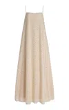 Staud Delfina Crocheted Cotton-blend Maxi Dress