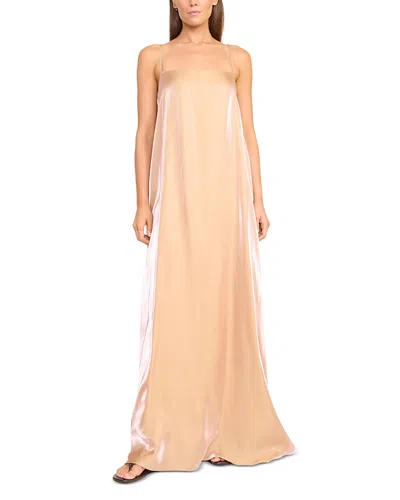 Staud Delfina Dress In Rose Gold