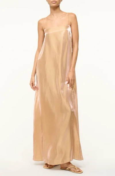 Staud Delphina Gown In Rose Gold