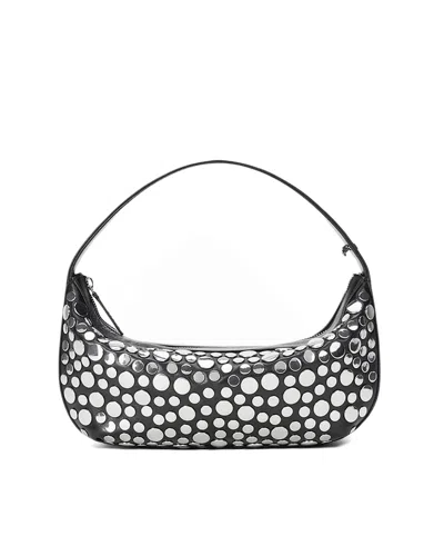 STAUD DEMY SHOULDER BAG RIVETS