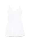 Staud Mini Dress Dena In White