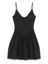Staud Dena Mini Dress In Black