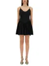 Staud Dena Mini Dress In Black