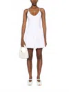 Staud Dena Mini Dress In White