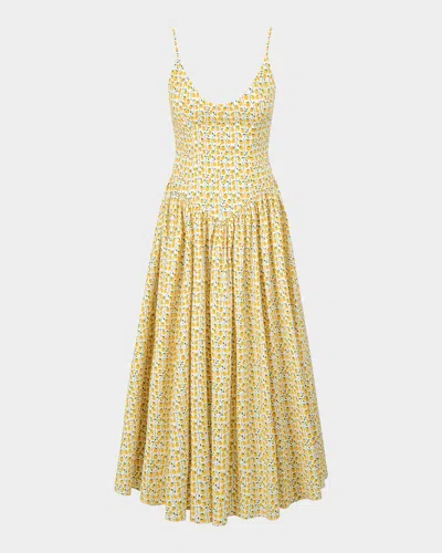 Staud Dena Poplin Maxi Dress