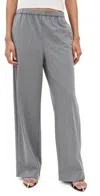 Staud Denali Straight-leg Trousers In Gray