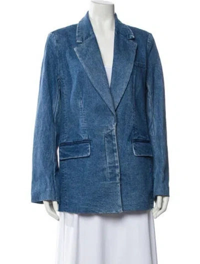 Pre-owned Staud Denim Jacket W/ Tags In Blue