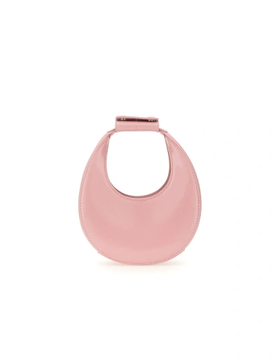 Staud Designer Handbags "goodnight Moon" Bag In Pink