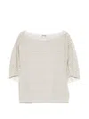 Staud Didi Cotton Popeline Micro Stripes Top Tops Multicolor In White