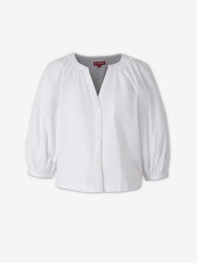 Staud Dill Blouse In White