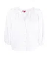 Staud Dill Button-up Shirt In White