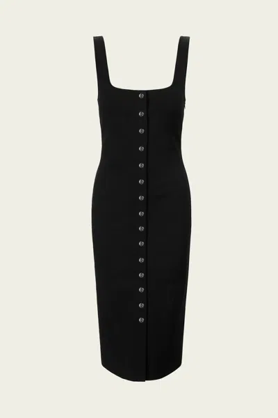 STAUD DOMANI DRESS IN BLACK