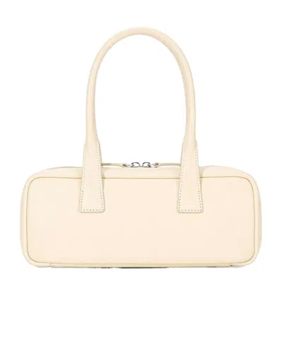 Staud Double Handle Shoulder Bag In Nude