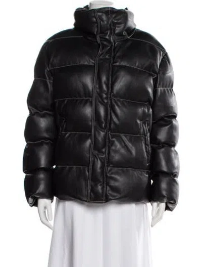 Pre-owned Staud Down Jacket In Black
