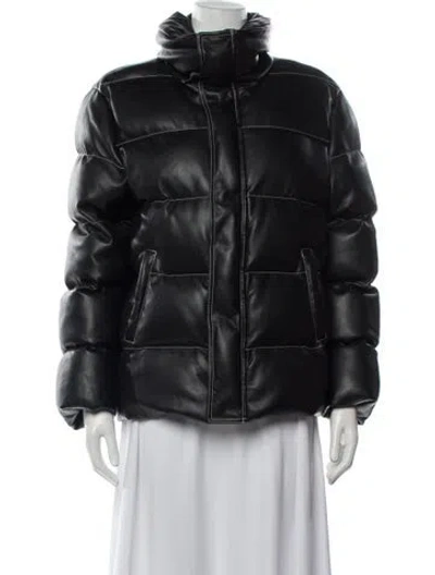 Pre-owned Staud Down Jacket In Black