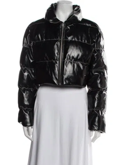 Pre-owned Staud Down Jacket In Black